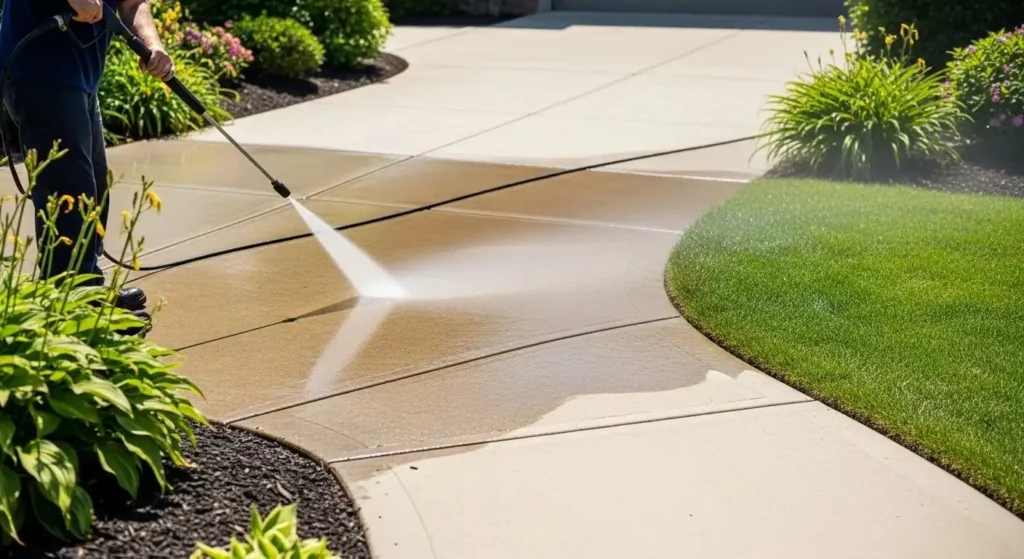 cleaning up the hard surfaces
