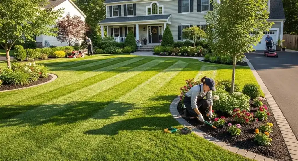Professional Lawn Mowing and Trimming for Curb Appeal Home Selling